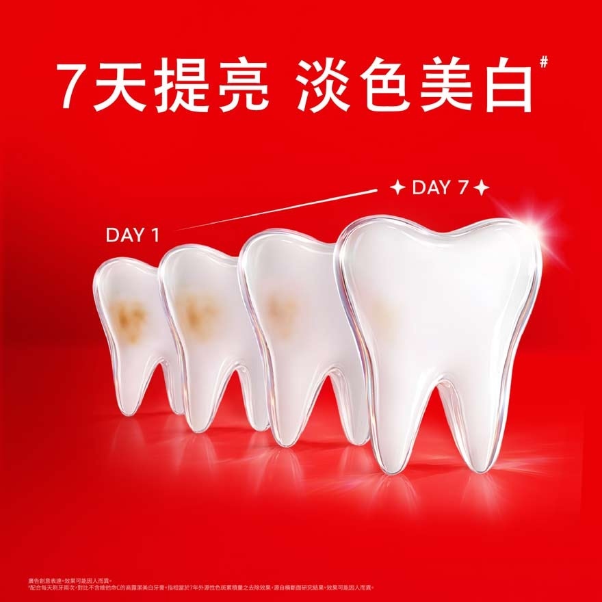 光感美白牙膏5支套裝