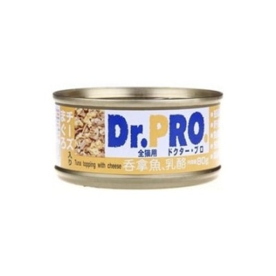 DR. PRO - 爱宠医生 吞拿鱼&乳酪 - 猫罐头(80g) - Dr. Pro