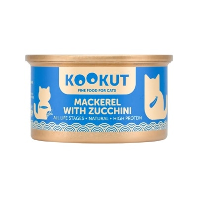 KOOKUT - 鲭鱼意大利青瓜 (70g) 猫罐头 002825