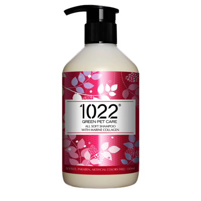 1022 GREEN PET CARE - All Soft Pet Shampoo With Marine Collagen (310ml) 1022 GREEN PET CARE