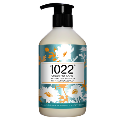 1022 GREEN PET CARE - Anti-Bacteria Pet Shampoo With Marine collagen (310ml) 1022 GREEN PET CARE
