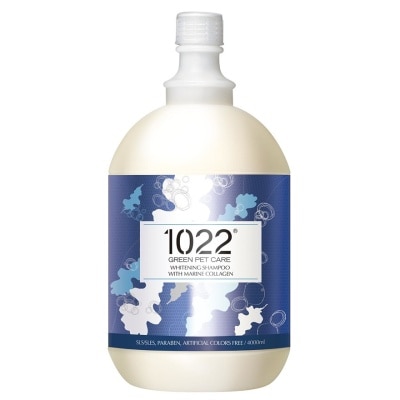 1022 GREEN PET CARE - Whitening Pet Shampoo With Marine Collagen (4000ml) 1022 GREEN PET CARE