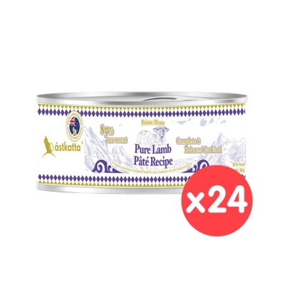 ASTKATTA [24 Can] Prime Mono Pure Lamb Pâté Recipe (80g x24) Cat Can 361536 image