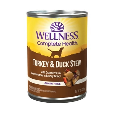 WELLNESS Stew 紅莓火雞鴨肉燉肉 狗罐頭 (354g) 017356 Wellness image