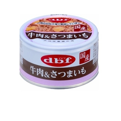 D.B.F - 牛肉(加雞肉)& 甜薯 狗罐頭 (85g) - d.b.f