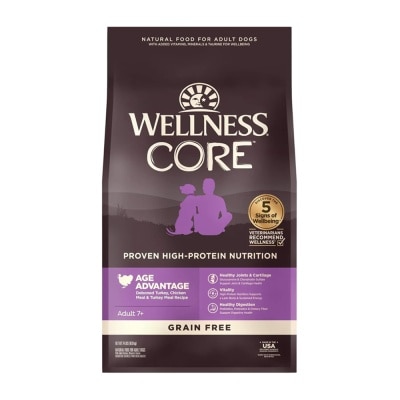 WELLNESS CORE 无谷物 特调照护配方 (24lb) 熟龄犬 狗粮 88453 老犬 image