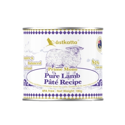 ASTKATTA 纯溯系列 纯净天然肉酱罐 纯羊肉 (180g) 猫主食罐头 361581 image