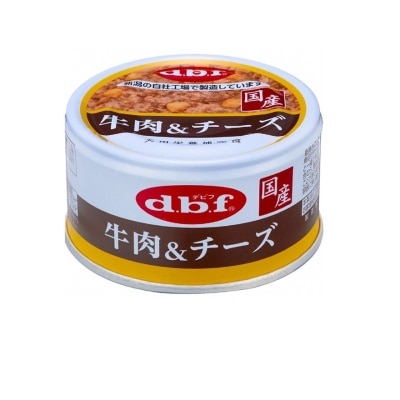 D.B.F - 牛肉(加雞肉)& 芝士 狗罐頭 (85g) - d.b.f