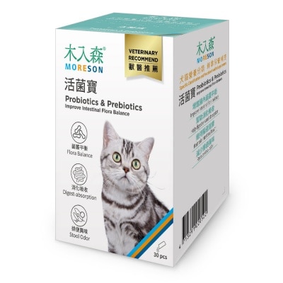 MORESON - Probiotics & Prebiotics For Cats (2g x30pcs)- MORESON