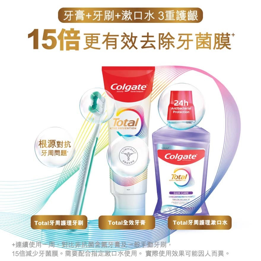 高露洁全效专业深层牙龈修护牙膏-清香薄荷95g