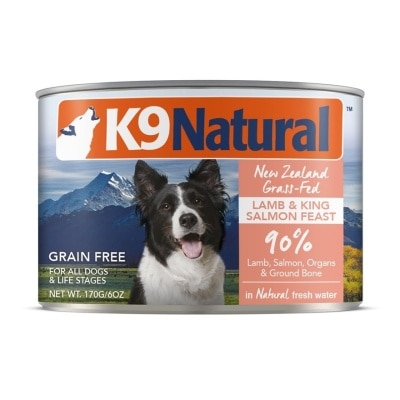 K9 NATURAL - K9 Lamb & King Salmon Feast (170g) Dog Can- K9 Natural