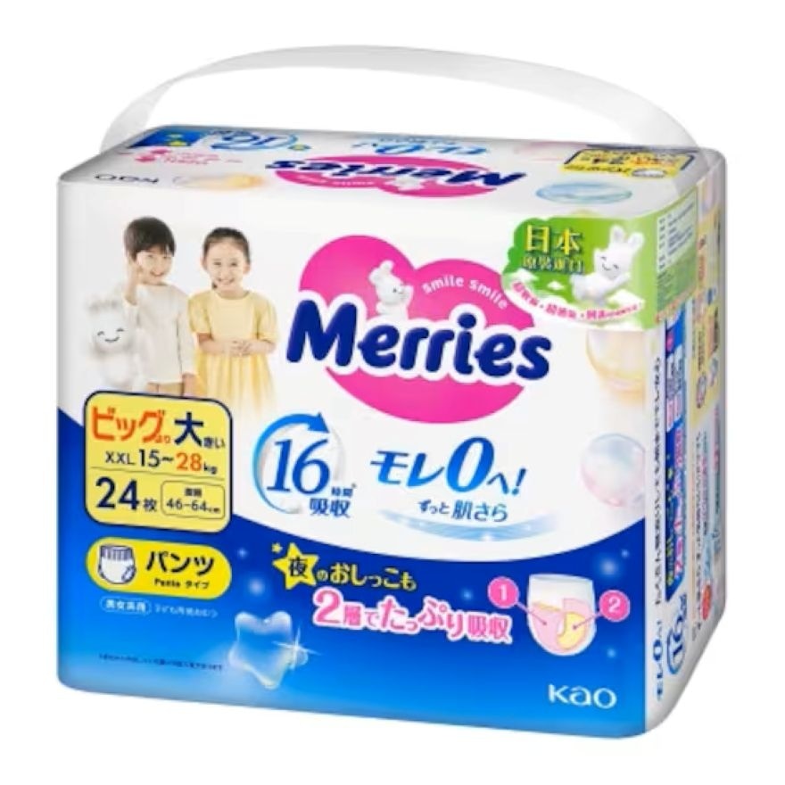Merries 学习裤 加加大码 24片
