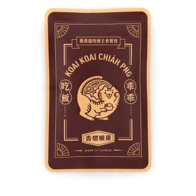 乖乖吃飯 - 香煨嫩雞 超肉感主食餐包 貓濕糧 (100g) 410004