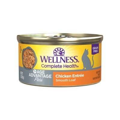 WELLNESS Complete Health™ Pâté 雞肉配方 主食罐 (85g) 7+老貓 貓罐 09159 image