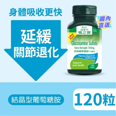 加拿大AG「楓之寶」 特強葡萄糖胺750毫克