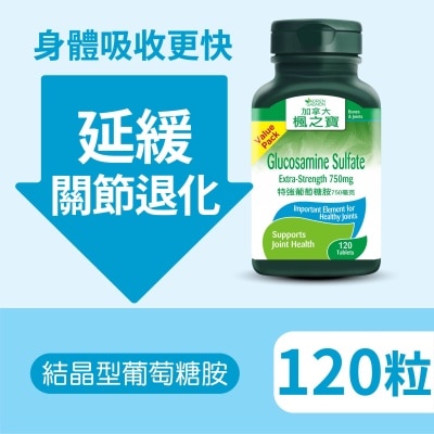 加拿大AG「楓之寶」 特強葡萄糖胺750毫克