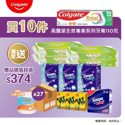 COLGATE TTL PRO GUM BREATH 10P MEGA
