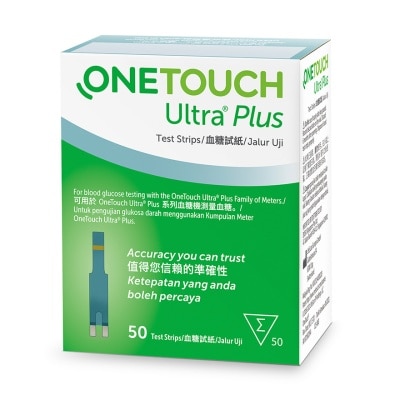 LIFESCAN OneTouch Ultra Plus 稳豪智优型血糖试纸 50条装