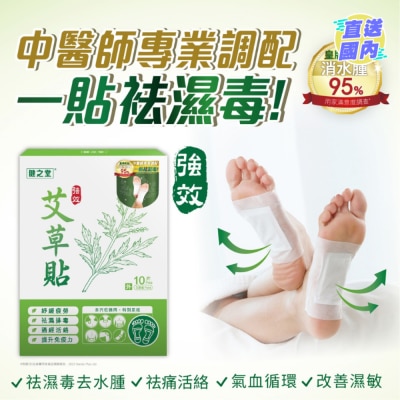 HEALTHALL 強效去濕艾草足貼 10片