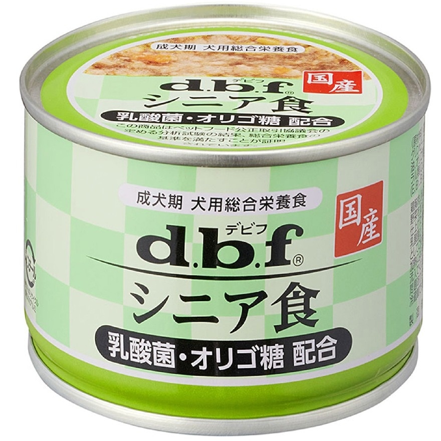 雞肉+野菜 (乳酸菌 • 寡糖)(150g ) 老年犬罐頭 - d.b.f