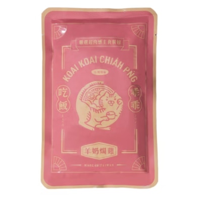 乖乖吃飯 - 羊奶焗雞 超肉感主食餐包 貓濕糧 (400g) 410264 最佳食用日期：12/2025