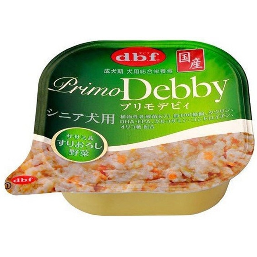 Sasami & Cheese Vegetables(with Lactobacillus)-Senior Dog Alu tray (95g)- d.b.f