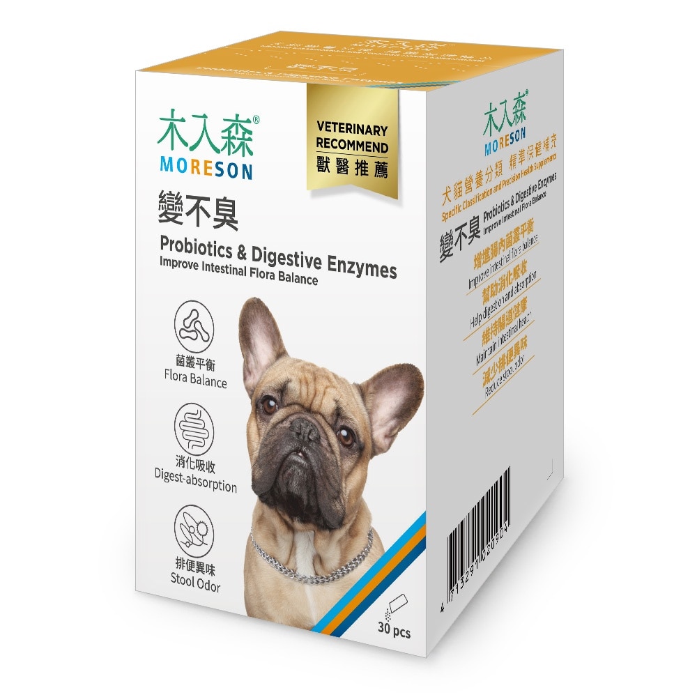 变不臭 - 肠道健康 益生菌 (2g x30) (狗用) - 木入森