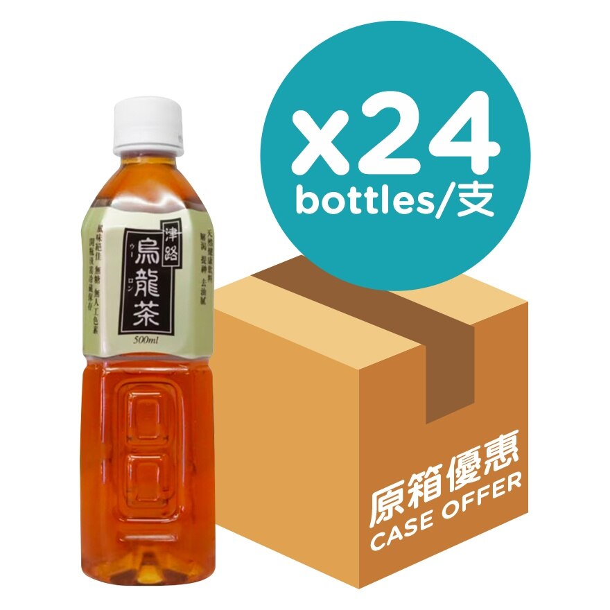 津路原箱烏龍茶(500毫升x 24) | 飲品|香港屈臣氏