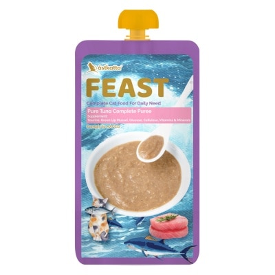ASTKATTA - Feast 纯吞拿鱼肉泥主食包 (110g) 361451