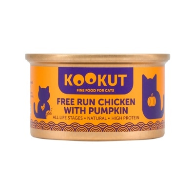 KOOKUT - 放养鸡南瓜 (70g) 猫罐头 010436