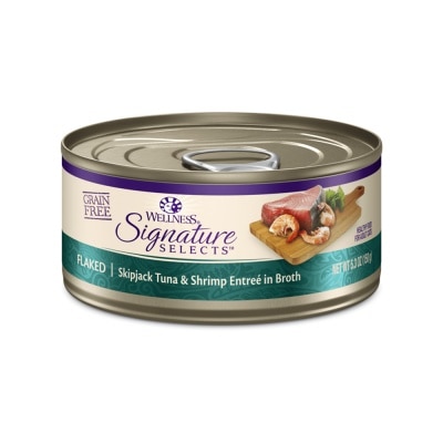 WELLNESS Signature Selects鰹魚蝦肉拼吞拿魚 貓罐頭 (150g) 060536 Wellness image
