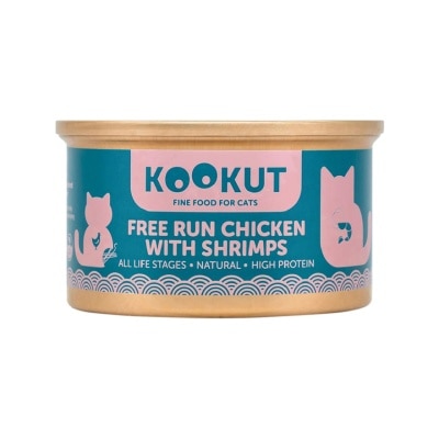 KOOKUT - 放养鸡鲜虾 (70g) 猫罐头 008310
