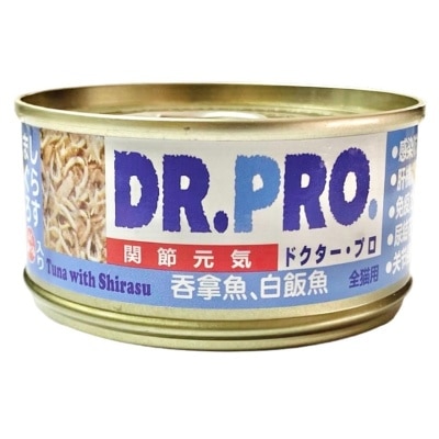 DR. PRO - 爱宠医生 吞拿鱼配白饭鱼 (关节元气) 猫罐头(80g) 05104