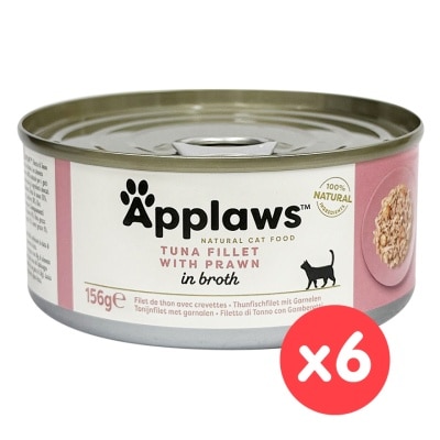 APPLAWS - Cat Tin - Tuna fillet with Prawns (156g x 6) Applaws