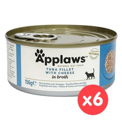 APPLAWS - Cat Tin - Tuna fillet with Cheese (156g x 6) Applaws