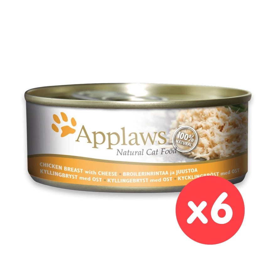 貓罐頭 - 雞胸肉&芝士 (156g x 6) Applaws