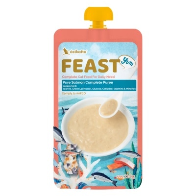 ASTKATTA - Feast 纯三文鱼肉泥主食包 (110g) 361468