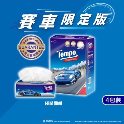 TEMPO Tempo 4ply Neutral Softpack Facial Tissue 4Packs (random pack) image