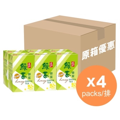 道地 - 蜂蜜綠茶250毫升 6包裝x4 (原箱)