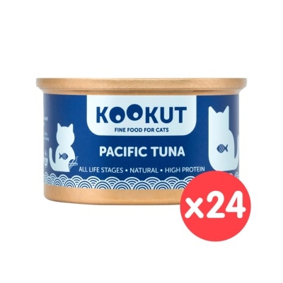 KOOKUT - [24罐装] 太平洋吞拿鱼 (70g) x24 猫罐头 008259