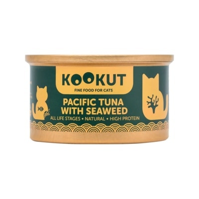 KOOKUT - 太平洋吞拿鱼海藻 (70g) 猫罐头 010429