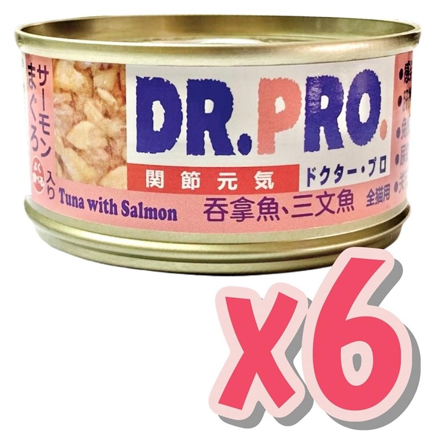爱宠医生 吞拿鱼配三文鱼 (关节元气) 猫罐头(80g x 6罐装) 05107_6