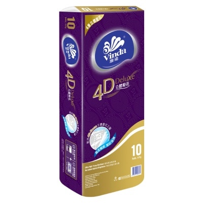 维达 - 4D Deluxe 10+2 优惠装卷纸 (天然无香)