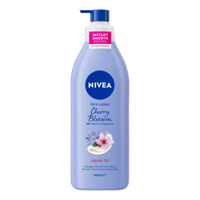 NIVEA Cherry Blossom lotion 400ml (Packaging Random Delivery)