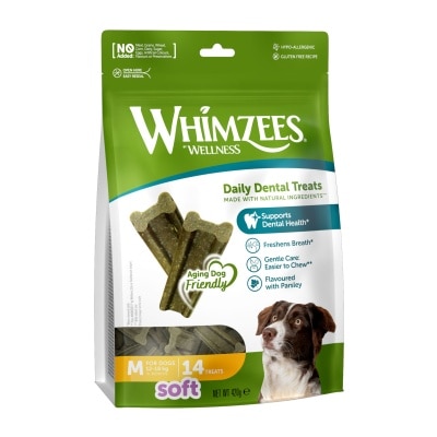 WELLNESS WHIMZEES 中型老犬專用柔軟潔齒棒 M (14支裝) 755693 image
