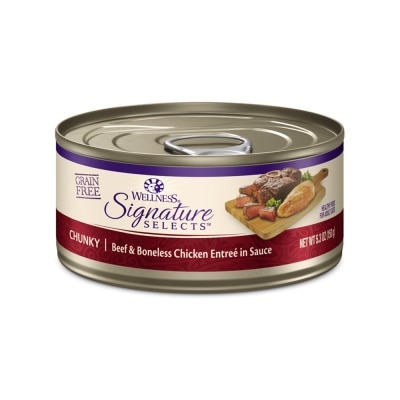 WELLNESS Signature Selects牛肉粒拼鸡肉 猫罐头 (150g) 060574 Wellness image