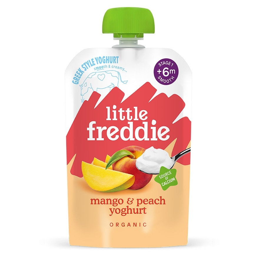 LF ORG MANGO & PEACH YOGHURT