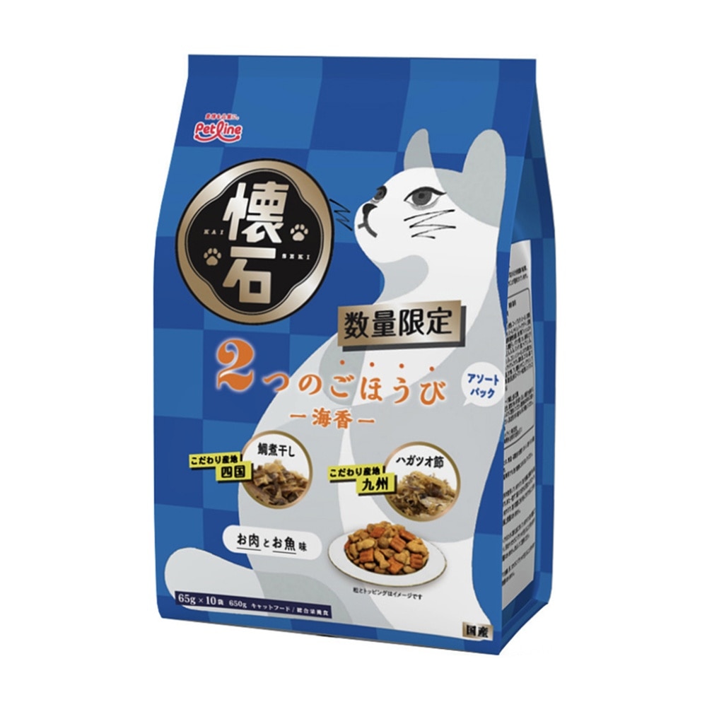 Kaiseki 2 Treats - Meat & Fish Flavor (65g x 10 bags) 005515 L-KSD-1