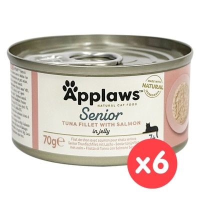 APPLAWS - 老猫系列 – 吞拿鱼&三文鱼 (70g x 6) Tuna with Salmon 1328_6 APPLAWS