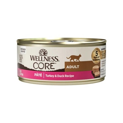 WELLNESS CORE 火鸡拼鸭肉无谷物低敏配方 猫罐头 (156g) 079040 Wellness image